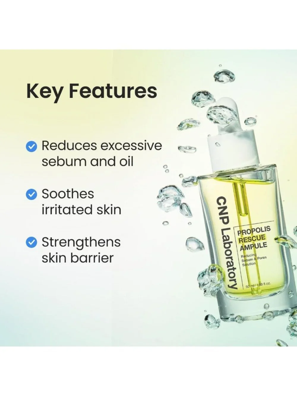 Soothing Propolis Serum for Redness Relief, Niacinamide & BHA, Hydrating Essence